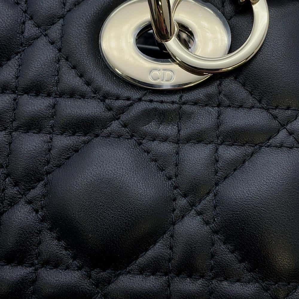 Christian Dior handbag MY ABCDIOR Cannage shoulder bag Black - Picture 8 of 12